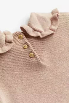 Вязаное боди H&M, розовый