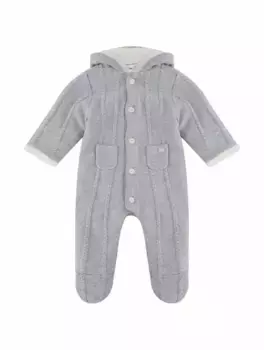 Вязаное боди с логотипом Tartine et Chocolat, серый