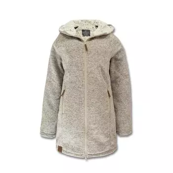 Вязаное флисовое пальто Alix для туризма/похода/похода женское Oat Meal без GIPFELGLCK, цвет braun