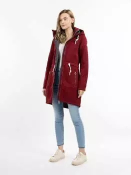 Вязаное флисовое пальто Dreimaster, красный