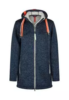 Вязаное флисовое пальто Salzhaut, синий