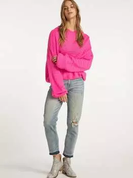 Вязаное худи Izia, розовый