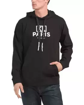 Вязаное худи с флокированным логотипом Karl Lagerfeld Paris, черный