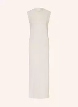 Вязаное кашемировое платье с блестками Lisa Yang, бежевый