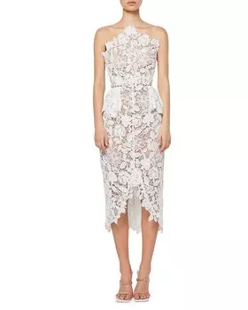 Вязаное крючком платье Times с цветочным принтом Elliatt