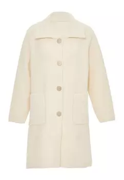 Вязаное пальто CELOCIA, белый