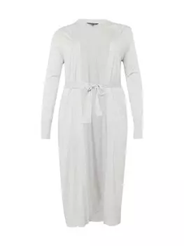 Вязаное пальто Dorothy Perkins Curve, серый