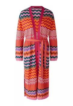 Вязаное пальто Oui, розовый