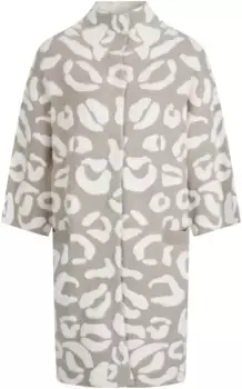 Вязаное пальто Sportalm Kitzbhel с животным принтом, бежевый