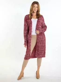 Вязаное пальто Usha, красный