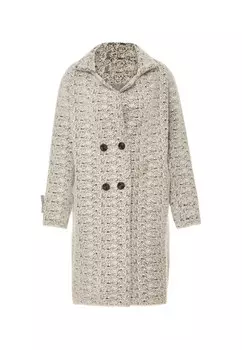Вязаное пальто YASANNA, бежевый