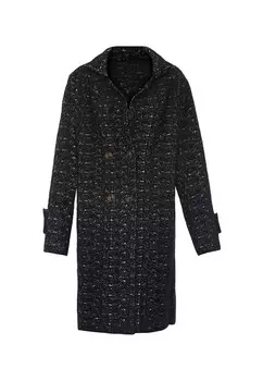 Вязаное пальто YASANNA, черный