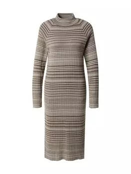 Вязаное платье A LOT LESS Selina, коричневый