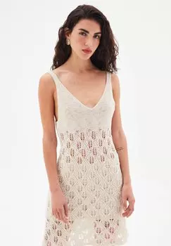 Вязаное платье adL, белый