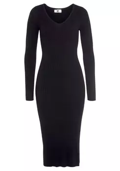 Вязаное платье AJC, черный