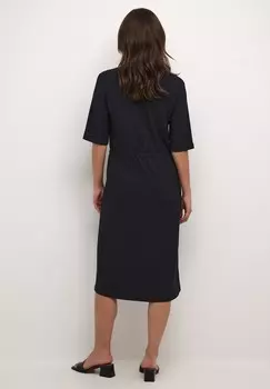 Вязаное платье ANNA V-NECK SHORT SLEEVES Kaffe, цвет Black Deep
