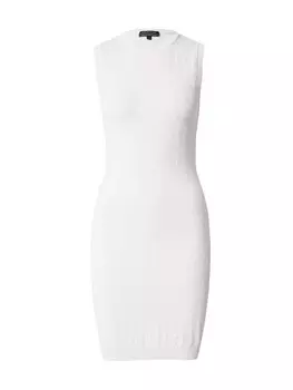 Вязаное платье ARMANI EXCHANGE Knitted dress, белый