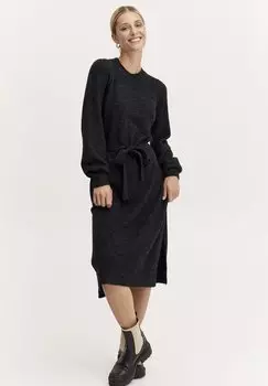 Вязаное платье b.young, черный