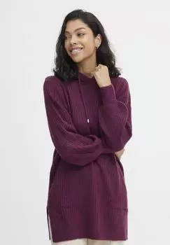 Вязаное платье b.young, фиолетовый