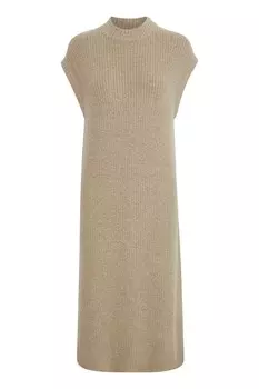 Вязаное платье b.young Knitted dress BYNORA, бежевый