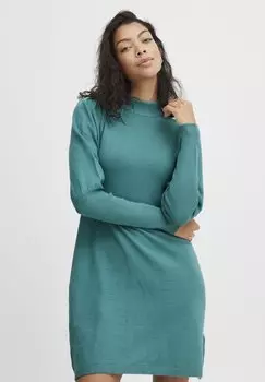 Вязаное платье b.young, синий