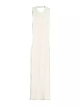 Вязаное платье Bershka, экрю