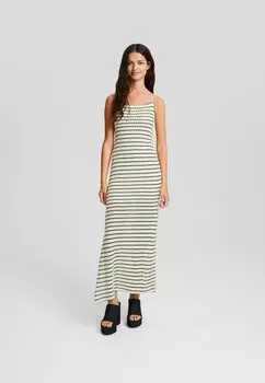 Вязаное платье Bershka, белый