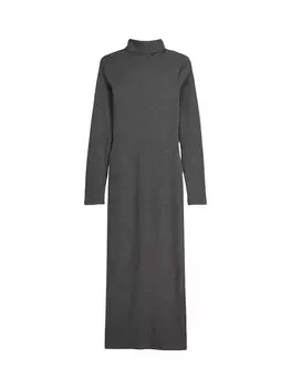 Вязаное платье Bershka, графитовый