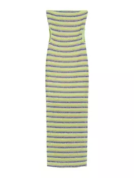 Вязаное платье Bershka, светло-зеленый