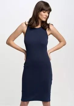 Вязаное платье Big Star, темно-синий