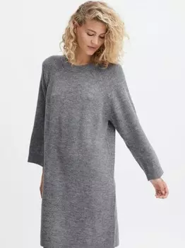 Вязаное платье бёмина B.Young, серый