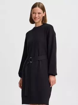 Вязаное платье бётари короткое платье 2 B.Young, черный