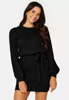 Вязаное платье Bubbleroom, черный