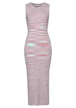 Вязаное платье BUFFALO Knitted dress, цвет light blue/pink