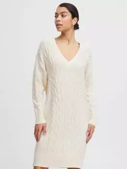 Вязаное платье bymilo B.Young, бежевый