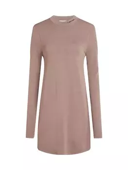 Вязаное платье Calvin Klein Jeans Knitted dress, темно-розовый