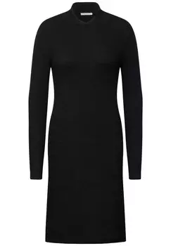 Вязаное платье CECIL, черный