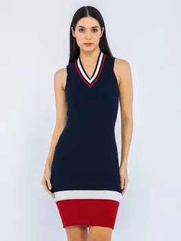 Вязаное платье Dandalo Knitted dress, темно-синий