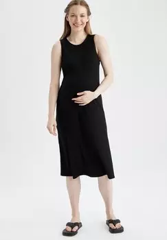 Вязаное платье DeFacto, черный