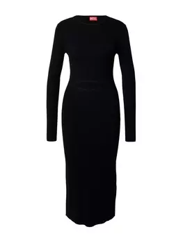 Вязаное платье DIESEL Knitted dress PELAGOS, черный
