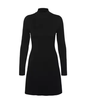 Вязаное платье для холодных дней Vero Moda, черный