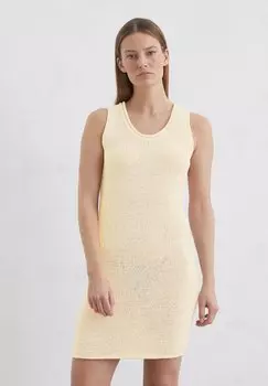 Вязаное платье DRESS SLEEVELESS ROUND NECK Marc O'Polo, слоновая кость
