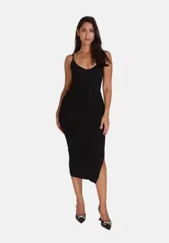 Вязаное платье Elara, черный