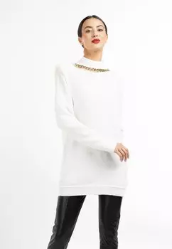 Вязаное платье faina, белый