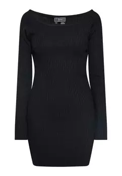 Вязаное платье faina, черный