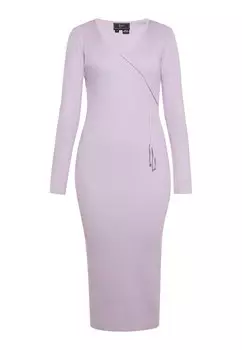 Вязаное платье faina Knitted dress, лавандовый