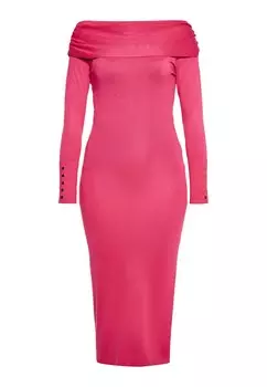 Вязаное платье faina, розовый