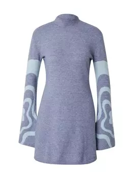 Вязаное платье florence by mills exclusive for ABOUT YOU, цвет Light blue/mottled blue