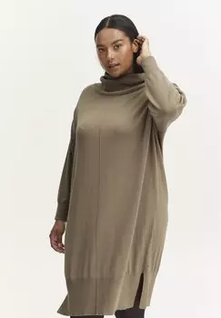 Вязаное платье Fransa, бежевый