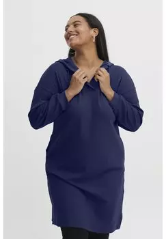 Вязаное платье Fransa, синий